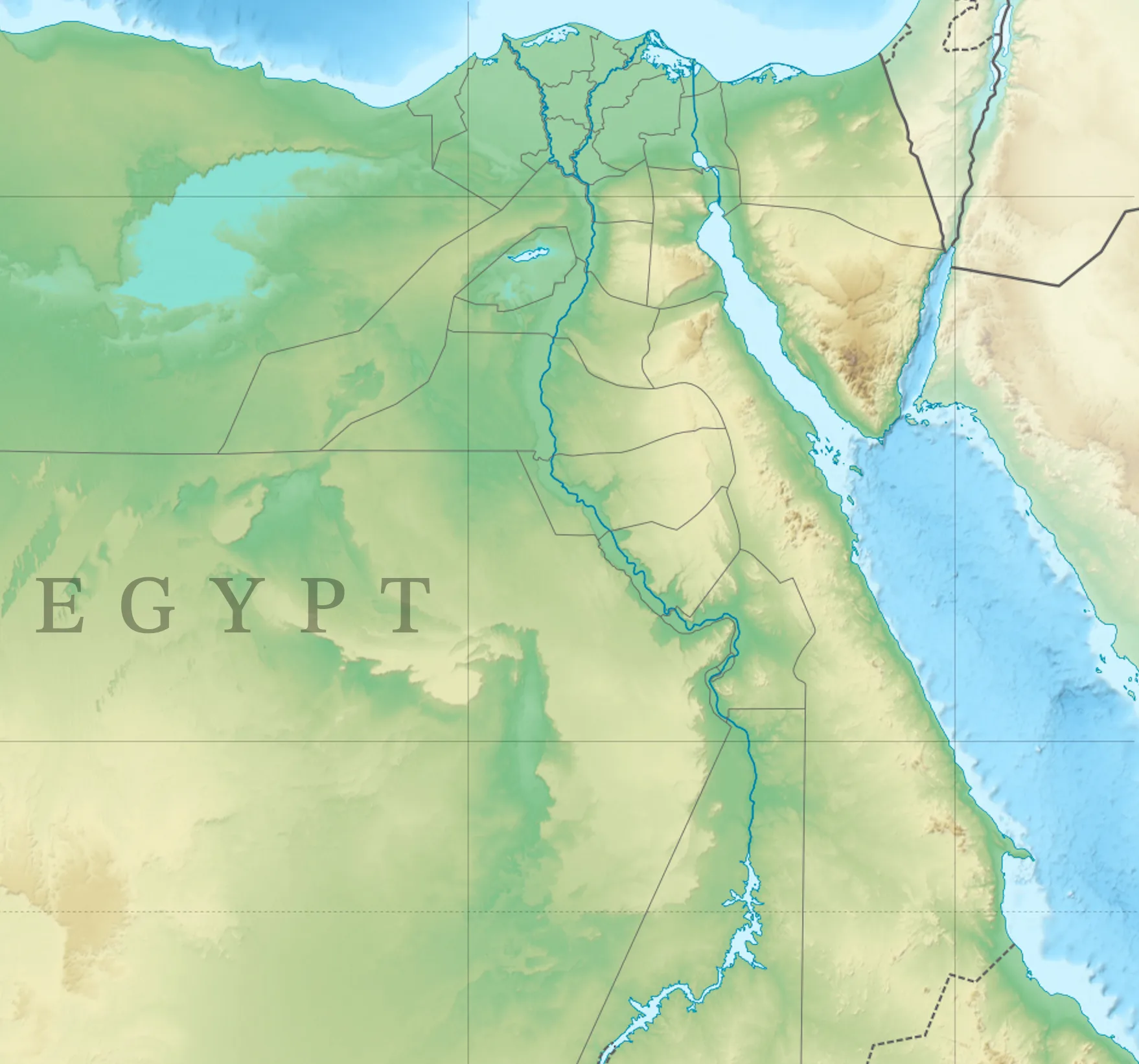Map of Egypt